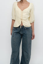 Load image into Gallery viewer, WILFRED x Butter Yellow Linen Top (L)
