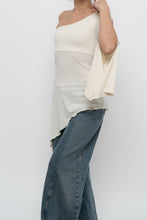 Load image into Gallery viewer, Vintage x Made in Canada x Cream Assymetric Top (M, L)