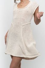Load image into Gallery viewer, Vintage x Made in Thailand x Cream Cotton Knit Dress (S-L)