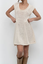 Load image into Gallery viewer, Vintage x Made in Thailand x Cream Cotton Knit Dress (S-L)