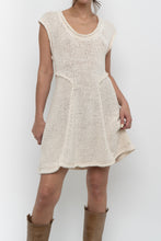 Load image into Gallery viewer, Vintage x Made in Thailand x Cream Cotton Knit Dress (S-L)