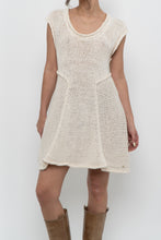 Load image into Gallery viewer, Vintage x Made in Thailand x Cream Cotton Knit Dress (S-L)
