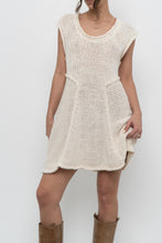 Load image into Gallery viewer, Vintage x Made in Thailand x Cream Cotton Knit Dress (S-L)