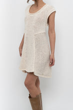 Load image into Gallery viewer, Vintage x Made in Thailand x Cream Cotton Knit Dress (S-L)