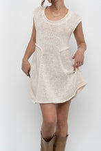 Load image into Gallery viewer, Vintage x Made in Thailand x Cream Cotton Knit Dress (S-L)