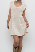 Load image into Gallery viewer, Vintage x Made in Thailand x Cream Cotton Knit Dress (S-L)