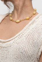 Load image into Gallery viewer, Vintage x Yellow, Green Beaded Necklace