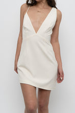 Load image into Gallery viewer, NDB x Cream Assymetric Mini Dress (S, M)
