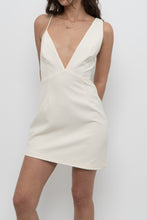 Load image into Gallery viewer, NDB x Cream Assymetric Mini Dress (S, M)
