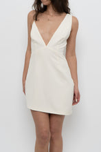Load image into Gallery viewer, NDB x Cream Assymetric Mini Dress (S, M)