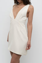 Load image into Gallery viewer, NDB x Cream Assymetric Mini Dress (S, M)
