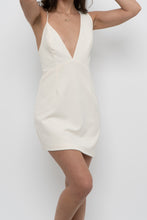 Load image into Gallery viewer, NDB x Cream Assymetric Mini Dress (S, M)