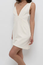 Load image into Gallery viewer, NDB x Cream Assymetric Mini Dress (S, M)