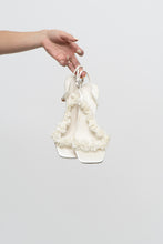 Load image into Gallery viewer, LE CHATEAU x Deadstock Cream Floral Strappy Heels (8)