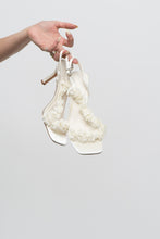 Load image into Gallery viewer, LE CHATEAU x Deadstock Cream Floral Strappy Heels (8)