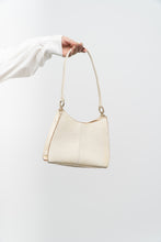 Load image into Gallery viewer, Vintage x LIZ CLAIBORNE Cream Faux Leather Croc Purse