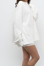 Load image into Gallery viewer, VERVE x White Cotton Off-Shoulder Long Sleeve Top (XS-L)