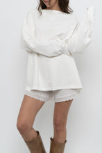 Load image into Gallery viewer, VERVE x White Cotton Off-Shoulder Long Sleeve Top (XS-L)