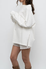 Load image into Gallery viewer, VERVE x White Cotton Off-Shoulder Long Sleeve Top (XS-L)