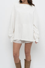 Load image into Gallery viewer, VERVE x White Cotton Off-Shoulder Long Sleeve Top (XS-L)