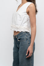 Load image into Gallery viewer, DEREK LAM CROSBY x Cream Cotton Crop (S)