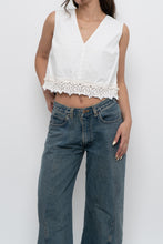 Load image into Gallery viewer, DEREK LAM CROSBY x Cream Cotton Crop (S)
