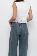 Load image into Gallery viewer, DEREK LAM CROSBY x Cream Cotton Crop (S)