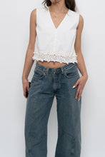 Load image into Gallery viewer, DEREK LAM CROSBY x Cream Cotton Crop (S)