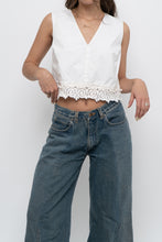 Load image into Gallery viewer, DEREK LAM CROSBY x Cream Cotton Crop (S)