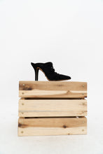 Load image into Gallery viewer, ALEXANDER WANG x Black Soft Suede Strappy Stilletos (9)