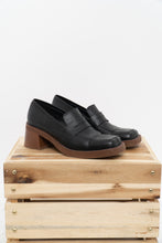 Load image into Gallery viewer, ALOHAS x Black Butter Leather Platform Loafers (8, 8.5)