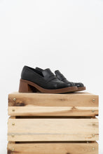 Load image into Gallery viewer, ALOHAS x Black Butter Leather Platform Loafers (8, 8.5)
