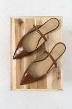 Load image into Gallery viewer, MICHAEL KORS x Tan Croc Leather Flats (7-8)