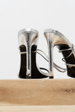 Load image into Gallery viewer, TONY BIANCO x Silver Rhinestone Stilletos (6)