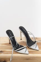 Load image into Gallery viewer, TONY BIANCO x Silver Rhinestone Stilletos (6)