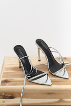 Load image into Gallery viewer, TONY BIANCO x Silver Rhinestone Stilletos (6)
