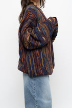Load image into Gallery viewer, Vintage x CELLINNI Purple Raised Knit Cotton Oversized Sweater (S-XXL)