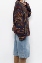 Load image into Gallery viewer, Vintage x CELLINNI Purple Raised Knit Cotton Oversized Sweater (S-XXL)