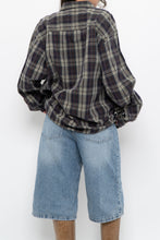 Load image into Gallery viewer, Vintage x WINDRIVER Dark Grey Cotton Plaid Buttonup (XS-L)