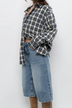 Load image into Gallery viewer, Vintage x Gap Navy Plaid Cotton Oversized Buttonup (XS-L)