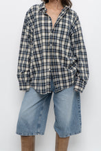 Load image into Gallery viewer, Vintage x Gap Navy Plaid Cotton Oversized Buttonup (XS-L)