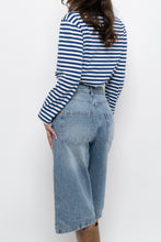 Load image into Gallery viewer, COMMES DES GARCONS x Blue Striped Cotton Long Sleeve (XS-M)