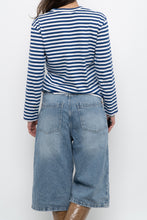 Load image into Gallery viewer, COMMES DES GARCONS x Blue Striped Cotton Long Sleeve (XS-M)