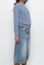 Load image into Gallery viewer, COMMES DES GARCONS x Blue Striped Cotton Long Sleeve (XS-M)