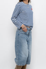 Load image into Gallery viewer, COMMES DES GARCONS x Blue Striped Cotton Long Sleeve (XS-M)