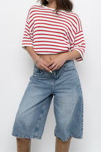 Load image into Gallery viewer, WHITE FOX x White, Red Striped Knit Tee (XS-L)