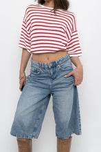 Load image into Gallery viewer, WHITE FOX x White, Red Striped Knit Tee (XS-L)