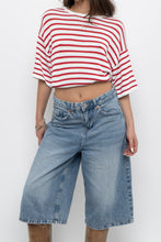 Load image into Gallery viewer, WHITE FOX x White, Red Striped Knit Tee (XS-L)