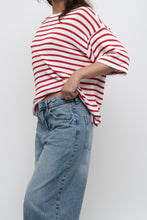 Load image into Gallery viewer, WHITE FOX x White, Red Striped Knit Tee (XS-L)