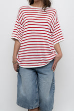 Load image into Gallery viewer, WHITE FOX x White, Red Striped Knit Tee (XS-L)